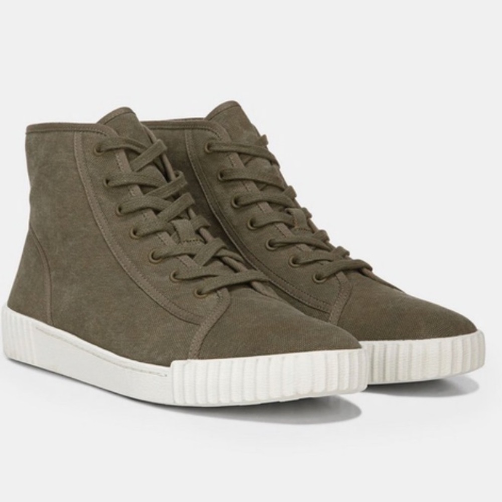 NWOT Vince. Wolfe Canvas High Top - Sz 6